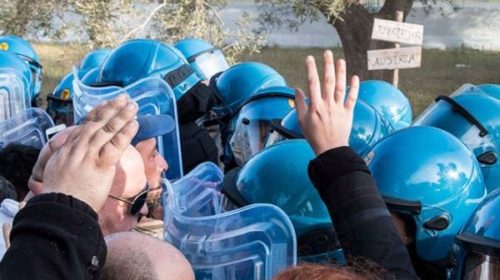 No-TAP protests, Southern Italy.